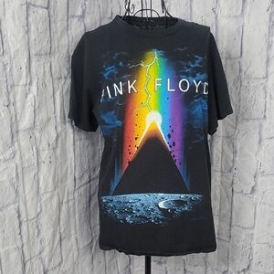 Liquid Blue Black Pink Floyd Dark Side of‎ the Moon Lightning Pyramid Medium
